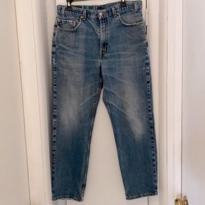 Men’s Levi’s 550 Relaxed Fit Denim Blue Jeans 36x30
